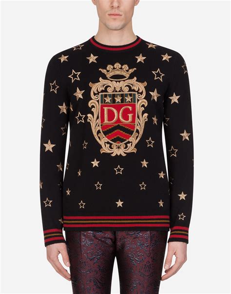 sweatshirt dolce gabbana homme|dolce and gabbana jumper men's.